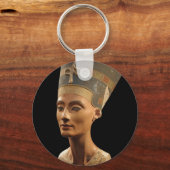Porte-clés Photo du buste Nefertiti au Musée Neues (Recto)
