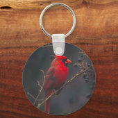 Porte-clés Photo du cardinal rouge de la faune (Recto)
