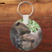 Porte-clés Photo du Grooming des castors (Recto)