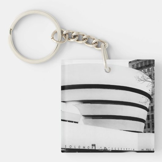 Porte-clés Photo du musée de Guggenheim à New York City (Devant)