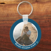 Porte-clés Photo du plus grand oncle du monde (Recto)