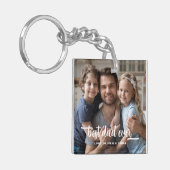 Porte-clés Photo du script de la Fête des pères de meilleur p (Devant gauche)