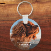 Porte-clés Photo du souvenir Animal de compagnie (Recto)