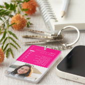 Porte-clés Photo et devis (Devant droit)