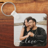 Porte-clés Photo et texte personnalisés (Recto)