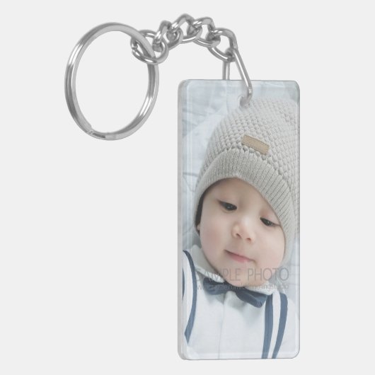 Porte-clés Photo faite sur commande (Devant gauche)