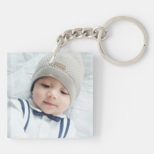 Porte-clés Photo faite sur commande (Dos)