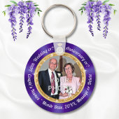 Porte-clés PHOTO, Favoris du 50e anniversaire du Mariage,