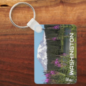 Porte-clés Photo Fleur sauvage de Washington Mount Rainier (Recto)