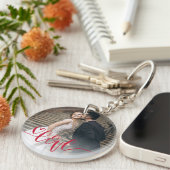 Porte-clés Photo Heart Love (Devant Droit)