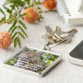 Porte-clés Photo léopard Citation de pleine conscience person (Côté)