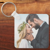 Porte-clés Photo Mariage personnalisée (Recto)