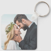 Porte-clés Photo Mariage personnalisée (Dos)