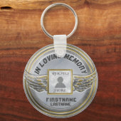 Porte-clés Photo Memorial in Silver and Gold (Recto)