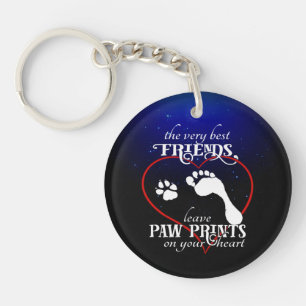 Porte-clés Photo mémoriale personnalisée du chien d'animaux