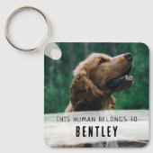 Porte-clés Photo mignonne du chien (Recto)