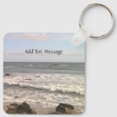 Porte-clés Photo Ocean Avec Écriture Résurrection Pâques (Dos)