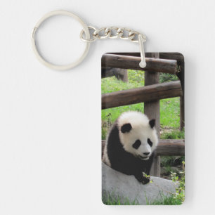 Porte-clés Photo Panda - Personnalisable