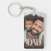Porte-clés Photo Papa Établie (Devant)