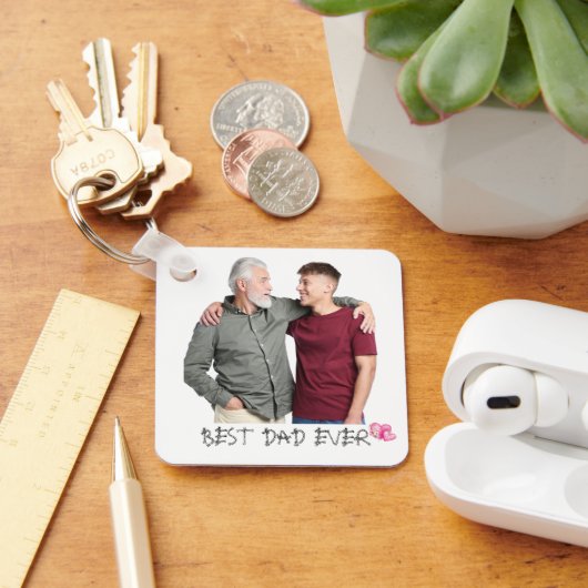 Porte-clés Photo personnalisé (Bureau)