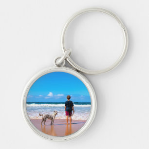 Porte-clés photo personnalisé avec vos photos et a