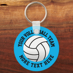 Porte-clés photo personnalisé de volley-ball de pl
