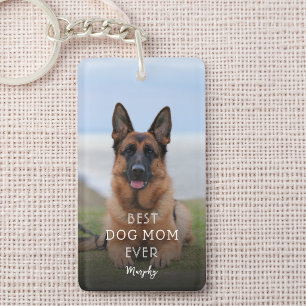 Porte-clés Photo personnalisé moderne de la meilleure maman d