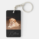 Porte-clés Photo personnalisée (Dos)