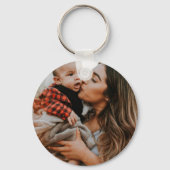 Porte-clés Photo personnalisée (Verso)