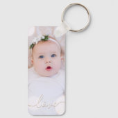 Porte-clés Photo personnalisée (Verso)