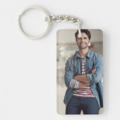 Porte-clés Photo personnalisée (Devant)