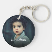 Porte-clés Photo personnalisée (Dos)