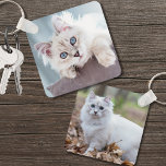 Porte-clés Photo personnalisée 2 Photo double face<br><div class="desc">Créez une tenue de votre animal de compagnie personnalisée avec ce porte - clé photo à deux faces personnalisé, parfait pour n'importe quelle maman de chat, papa de chat ou amoureux des chats! Montrez votre ami en peluche en ajoutant deux photos différentes, une pour chaque côté, ce qui en fait...</div>