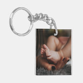 Porte-clés Photo personnalisée à deux faces (Devant gauche)