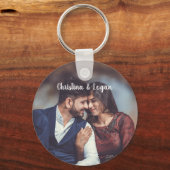 Porte-clés Photo personnalisée Arrondi (Recto)