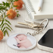 Porte-clés Photo personnalisée Baby (Devant Droit)