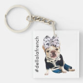 Porte-clés Photo personnalisée Chien animal de compagnie (Devant)