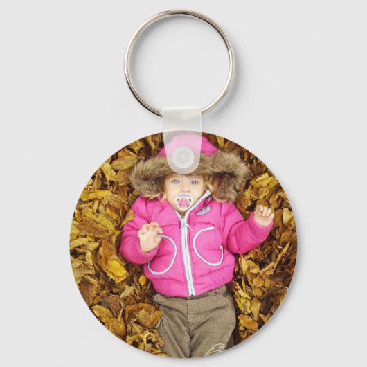 Porte-clés Photo personnalisée Concevez votre propre image de (Recto)