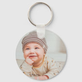 Porte-clés Photo personnalisée Cute Naissance Baby Keepsaké (Verso)