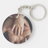 Porte-clés Photo personnalisée double face (Dos)