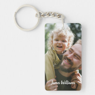Porte-clés Photo personnalisée et nom Créer votre propre ph