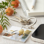 Porte-clés Photo personnalisée et texte de script<br><div class="desc">Créez votre propre porte - clé photo et texte avec ce modèle porte - clé élégant,  moderne et simple. Ajoutez simplement vos photos et texte. Faites votre propre photo collage gardien parfait comme cadeaux personnalisés pour montrer votre amour.</div>