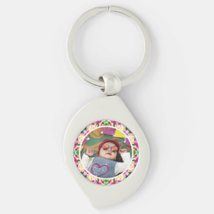 Porte-clés Photo personnalisée Fun Pink Happy Mère's Day Keep