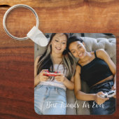Porte-clés Photo personnalisée Meilleurs amis Forever Custom (Recto)