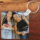 Porte-clés Photo personnalisée Meilleurs amis Forever Custom (Verso)