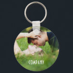 Porte-clés Photo personnalisée, Nom de l'entreprise<br><div class="desc">Photo personnalisée,  Nom de l'entreprise Cercle clé par le magasin Carte de visite.</div>