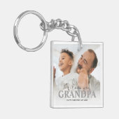Porte-clés Photo Personnalisée Papy (Devant gauche)