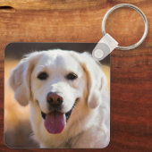 Porte-clés Photo personnalisée pour animal de compagnie (Verso)