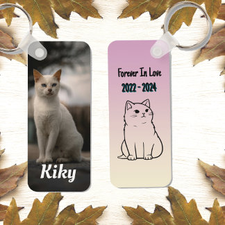 Porte-clés Photo personnalisée pour animal de compagnie