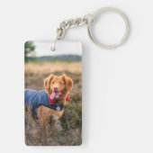 Porte-clés Photo personnalisée pour animaux de compagnie Amou (Dos)